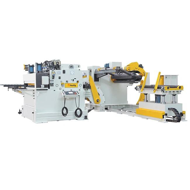 Otomatik UNCoiling Doğrultma Besleme 3'ü 1 Arada Makine